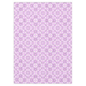 Retro, roze florale patroon tafelkleed (Voorkant)