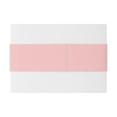 Retro  roze Fuchsia Typografie Weddenschap Uitnodigingen Wikkel (Achterkant Voorbeeld)