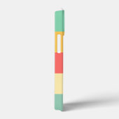 Retro Roze Gele Blauwe Stripes Case-Mate iPhone Case (Achterkant / Rechts)