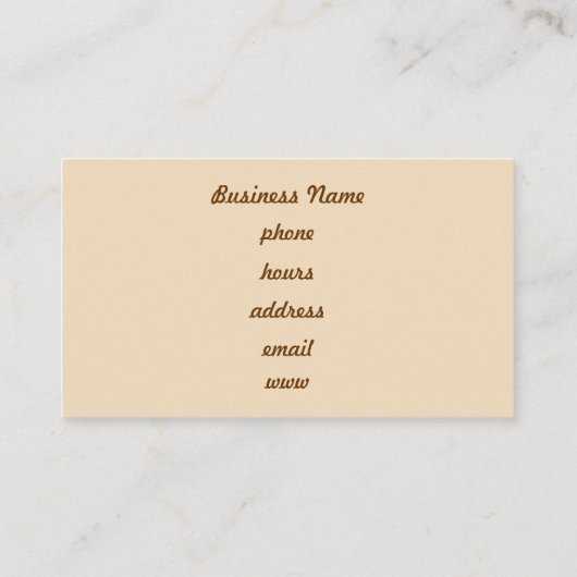 Retro Roze gestreept Visitekaartje (Achterkant)