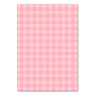 Retro Roze Gingham Gingham Gecontkered Patroonacht Kaart