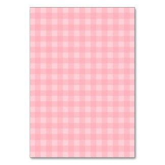 Retro Roze Gingham Gingham Gecontkered Patroonacht Kaart