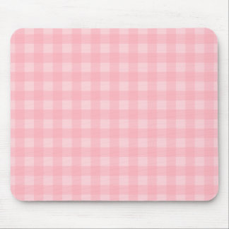 Retro Roze Gingham Gingham Gecontkered Patroonacht Muismat