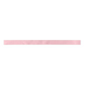 Retro Roze Gingham Gingham Gecontkered Patroonacht Satijnen Lint (Voorkant)