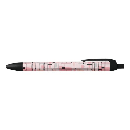 Retro Roze Grid en Starbursts Pen (Bovenkant)