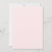 Retro roze groene kerst kaart (Achterkant)