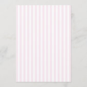 Retro Roze & Groene Palmboom Strand Bruidsdouche Kaart (Achterkant)