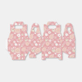 Retro Roze Groovy Geruit Hippie Patroon Bedankdoosjes (Uitgevouwen)