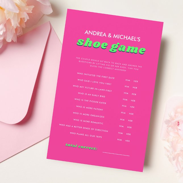 Retro Roze & Groovy Trouwschoen Game (Creator heeft geüpload)