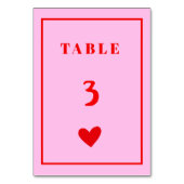 Retro Roze handschrift bruiloft Kaart (Voorkant)