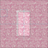 retro - roze ivoor stof (Delen)