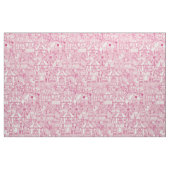 retro - roze ivoor stof (Fat Quarter)