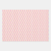 Retro Roze Kerst / Vakantie Cadeauverpakking Inpakpapier Vel (Voorkant 2)