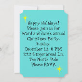  Retro Roze kerstboomuitvindingen Kaart (Achterkant)