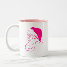 Retro Roze Kerstman