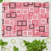 Retro roze keukendoek theedoek (Gevouwen)