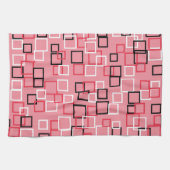 Retro roze keukendoek theedoek (Horizontaal)