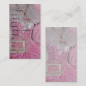  Retro Roze klep Visitekaartje (Voorkant / Achterkant)