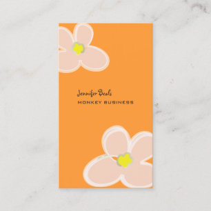 RETRO ROZE KLEUR ALS ACHTERGROND PLUMERIAS/DIY VISITEKAARTJE