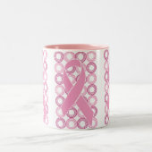 Retro Roze koffie Mok (Center)