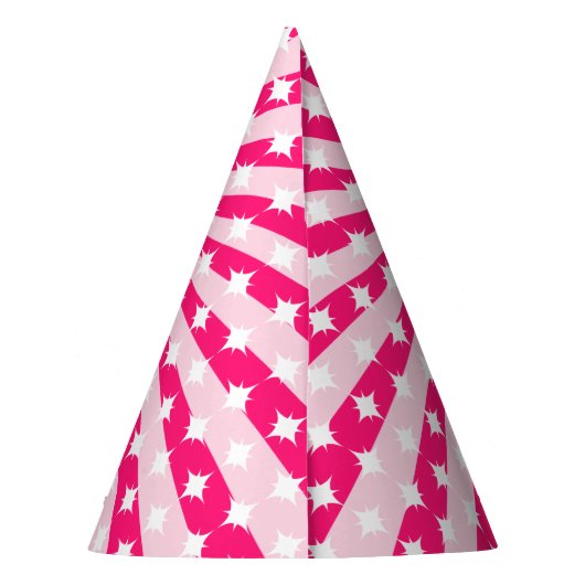 Retro Roze koningin van de harten van afgelopen da Feesthoedjes (Achterkant)