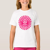 Retro Roze koningin van de harten van afgelopen da T-shirt (Voorkant)