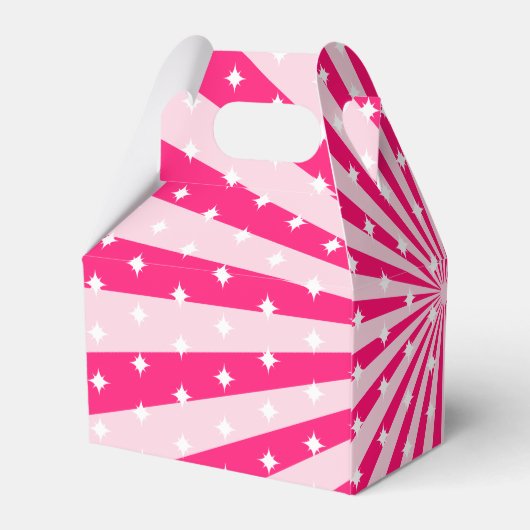 Retro Roze Koningin van Harten Verjaardagsfeest Fo Bedankdoosjes (Achterkant)