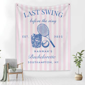 Retro Roze Laatste Swing Voor De Ring Tennis Bach Fleece Deken