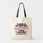 Retro Roze Leraar Quote Tote Bag (Voorkant)