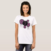 Retro Roze Lint ($21.95) T-shirt (Voorkant volledig)