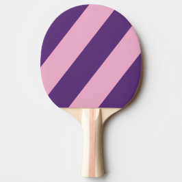 Retro Roze Lucht Bold Strepen Tafeltennisbatje