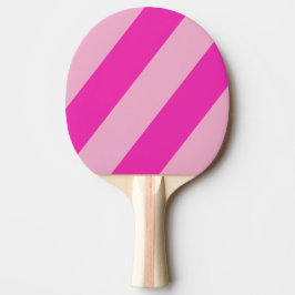 Retro Roze Lucht Drie Vette Strepen Tafeltennisbatje