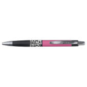 Retro Roze Luipaard Schrijfpens Cadeau Pen (Achterkant)