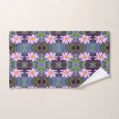Retro Roze Margriet Bloemmotief Bad Handdoek (Handdoek)