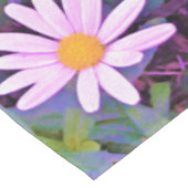 Retro roze margriet bloempatroon tafelkleed (Gekanteld)