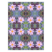 Retro roze margriet bloempatroon tafelkleed (Voorkant)
