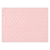 Retro roze met witte poka dots tablet tafelkleed (Voorkant (Horizontaal))