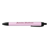 Retro Roze Minimalistische Pen (Bodem)