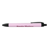 Retro Roze Minimalistische Pen (Bovenkant)