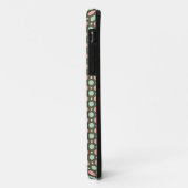 Retro Roze Mint Stippen Patroon Case-Mate iPhone Case (Achterkant/links)