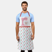 Retro Roze Mixer Kerstmis | Baking Spirits Bright Schort (Gedragen)