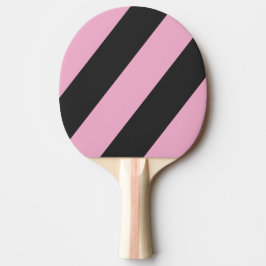 Retro Roze Nacht Drie Vette Strepen Tafeltennisbatje