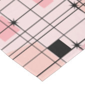 Retro Roze Net en Starbursts Tablecloth Tafelkleed (Gekanteld)