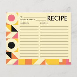 Retro Roze Oranje Geel Vrijgezellenfeest Recipe Ka