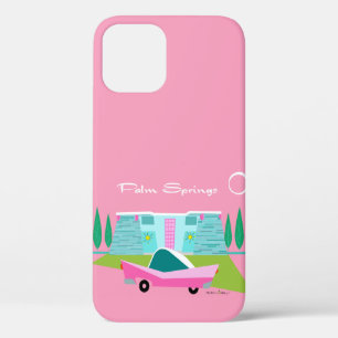 Retro Roze Palm Springs iPhone / iPad case