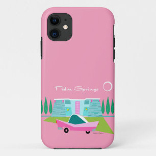 Retro Roze Palm Springs iPhone / iPad case