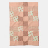 Retro Roze Patchwork Theedoek (Verticaal)