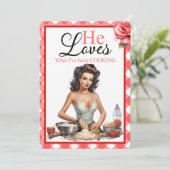 Retro Roze Pin-up Uitnodigingen voor Bachelorettef (Staand voorkant)