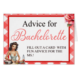Retro Roze Pinup Bachelorette Party Kaart