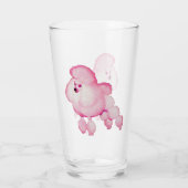 Retro Roze Podle Glas (Achterkant)